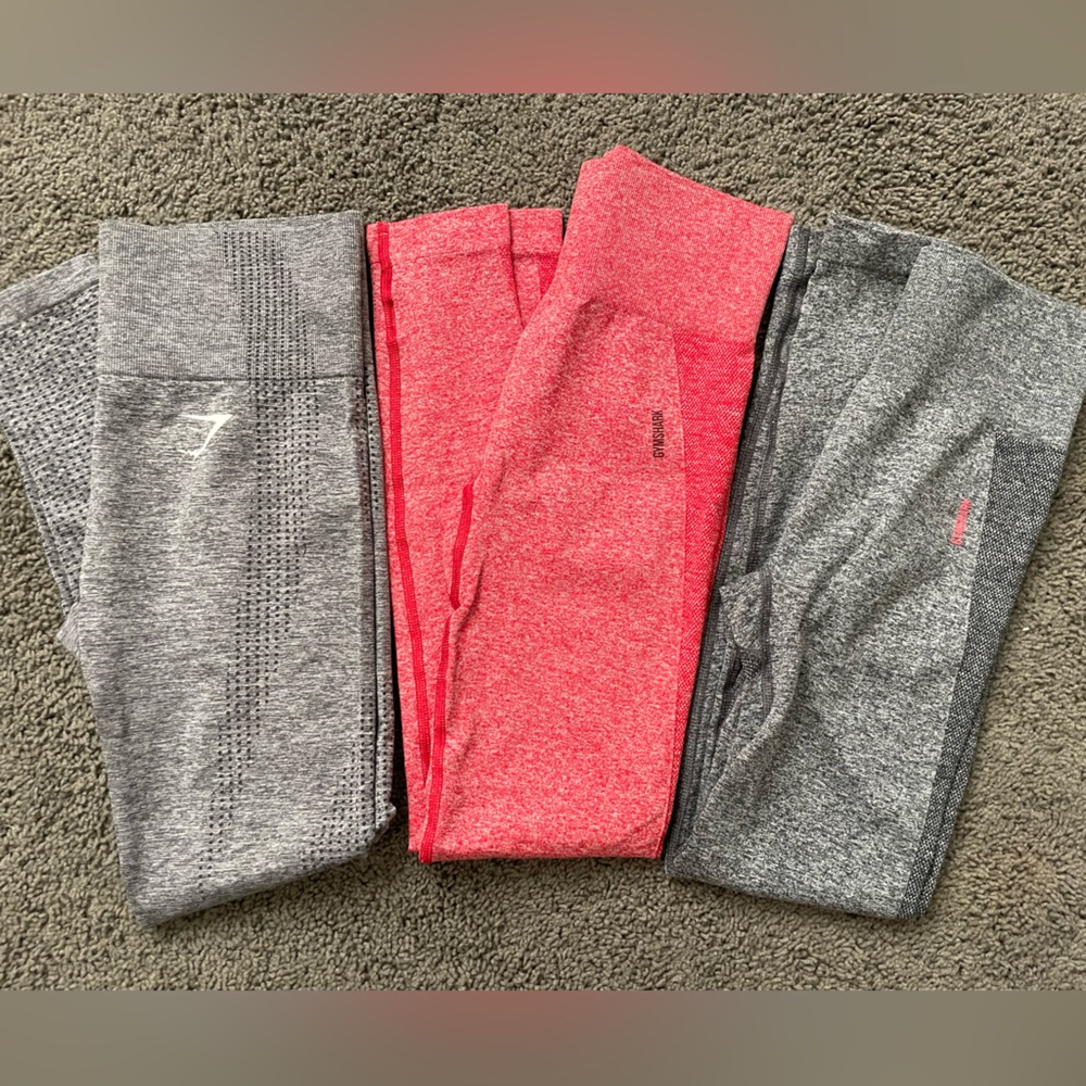 gymshark leggings (bundle)